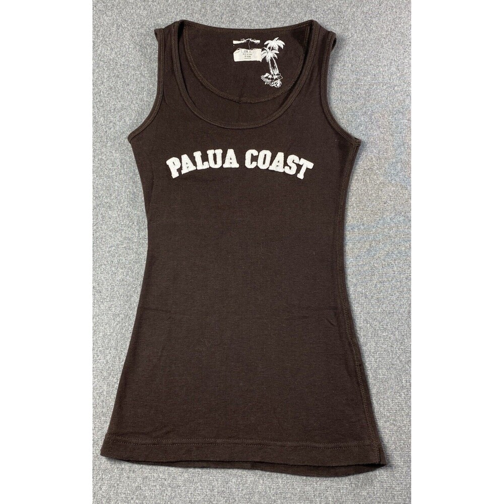 Paula Coast Tank Top Size S Brown Stretch
